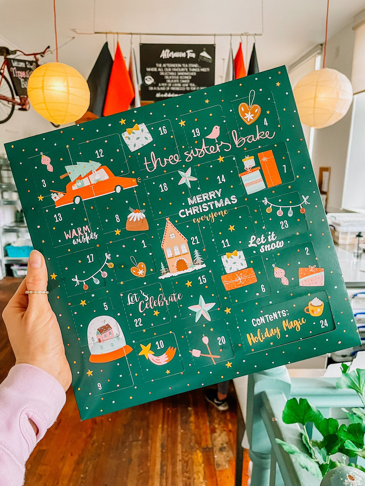 DIY Chocolate Advent Calendar - Illustrated Sleeve
