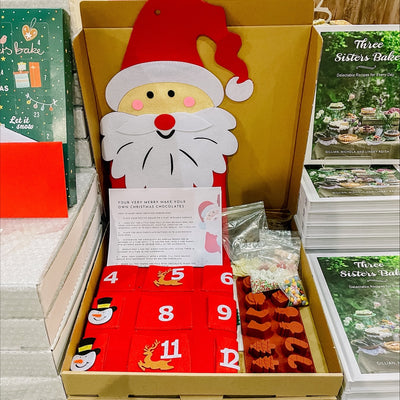 Make Your Own Advent Calendar - Fabric Santa
