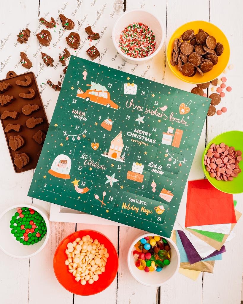 DIY Chocolate Advent Calendar - Illustrated Sleeve