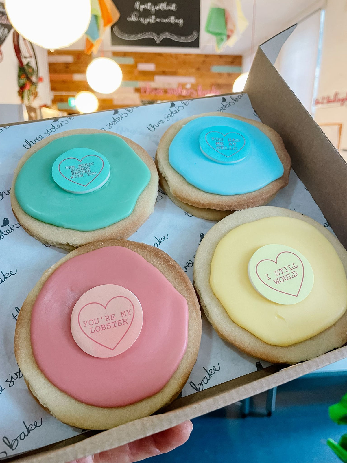 Love Heart Valentine's Biscuits - Empire Biscuits